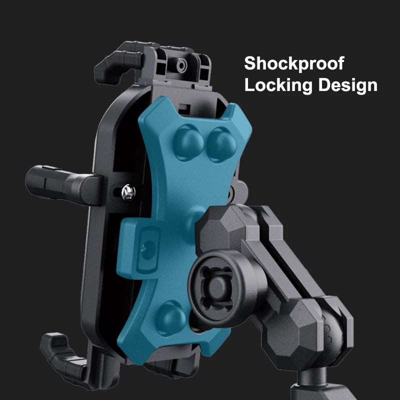 Motorcycle Phone Holder Motorcycle Accessories Support Wireless Charging Accesorios Para Moto Soporte Móvil Moto 오토바이 무선충전거치대