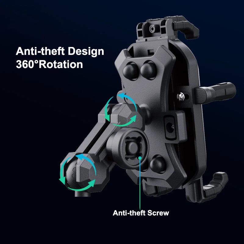 Motorcycle Phone Holder Motorcycle Accessories Support Wireless Charging Accesorios Para Moto Soporte Móvil Moto 오토바이 무선충전거치대